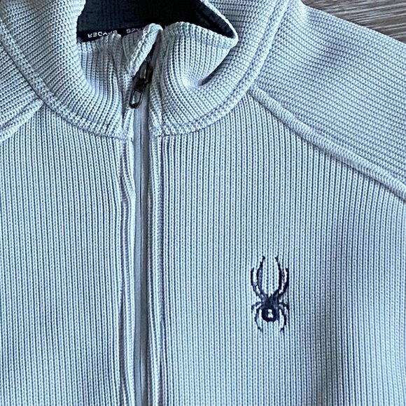 Spyder Foremost Full Zip Heavyweight Chunky Stryke Fleece Sport Sweater Jacket L - Picture 3 of 12